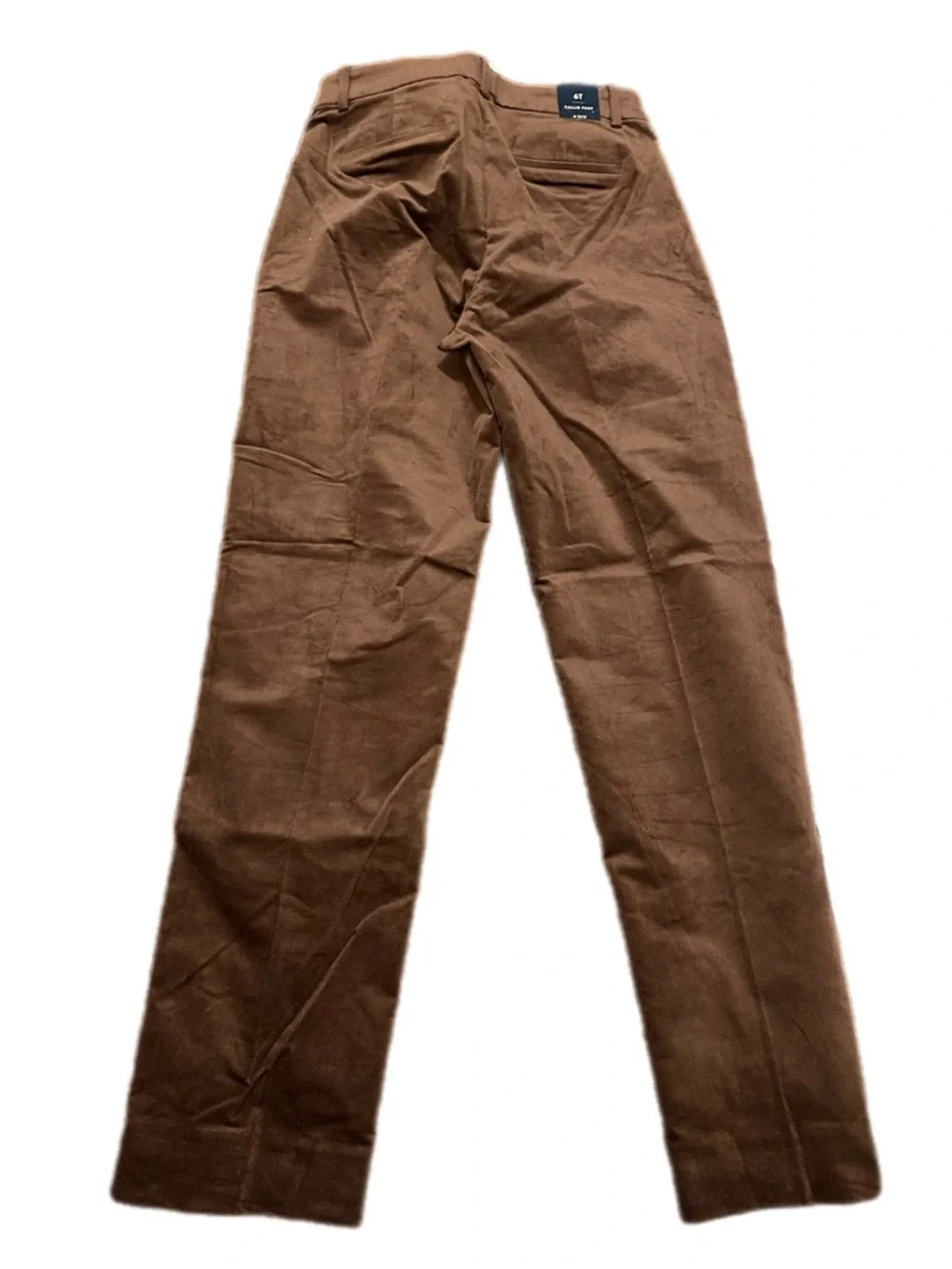 J.Crew Kallie Velvet Pants 6 Tall Berry Cocoa Brown Straight Leg NWT